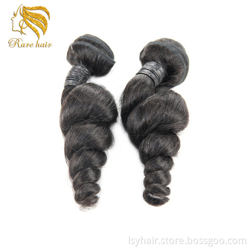 Lsy Customized Private Label Ocean Loose Wave Cheap Brazilian Hair Weave Bundles With Closure